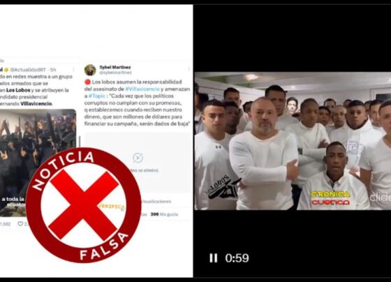 Un grupo se atribuyó en video el crimen del candidato en Ecuador pero aseguran que es falso