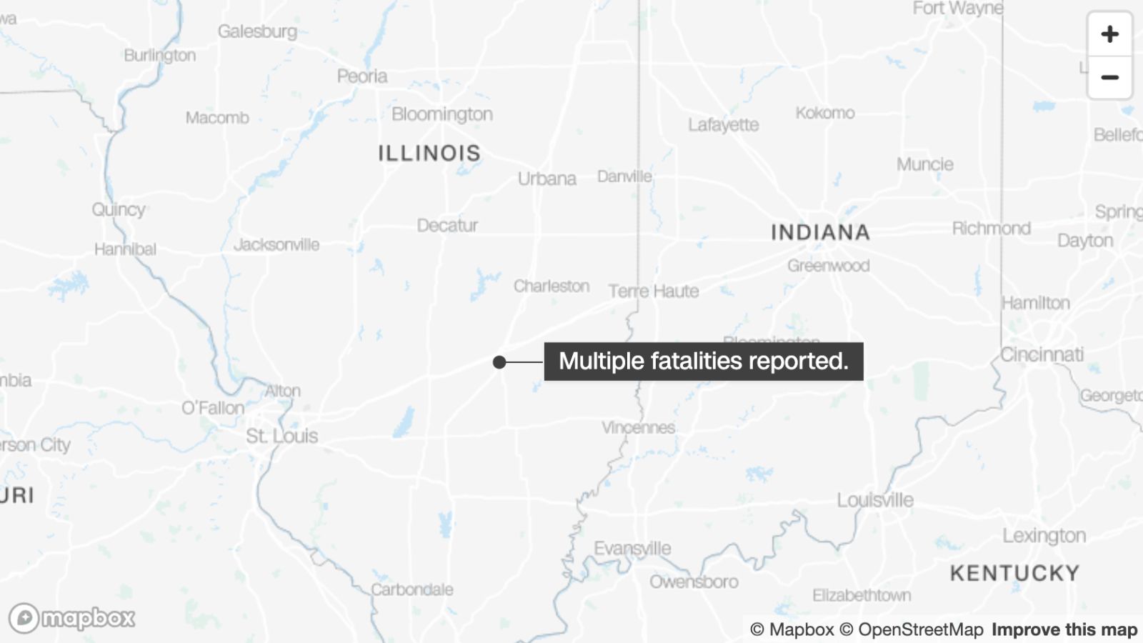 Múltiples muertos y una orden de evacuación vigente después de un accidente de un camión que transportaba amoníaco en Illinois