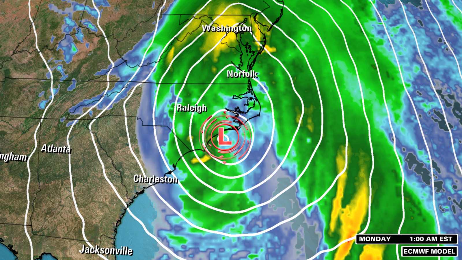Una tormenta poderosa azotará Florida el sábado y se fortalecerá en la costa este de EE.UU. el fin de semana: este es el pronóstico