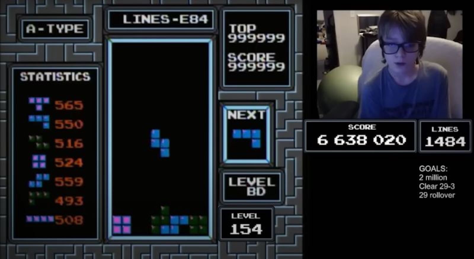 Un adolescente de Oklahoma finalmente vence el juego imbatible: Tetris