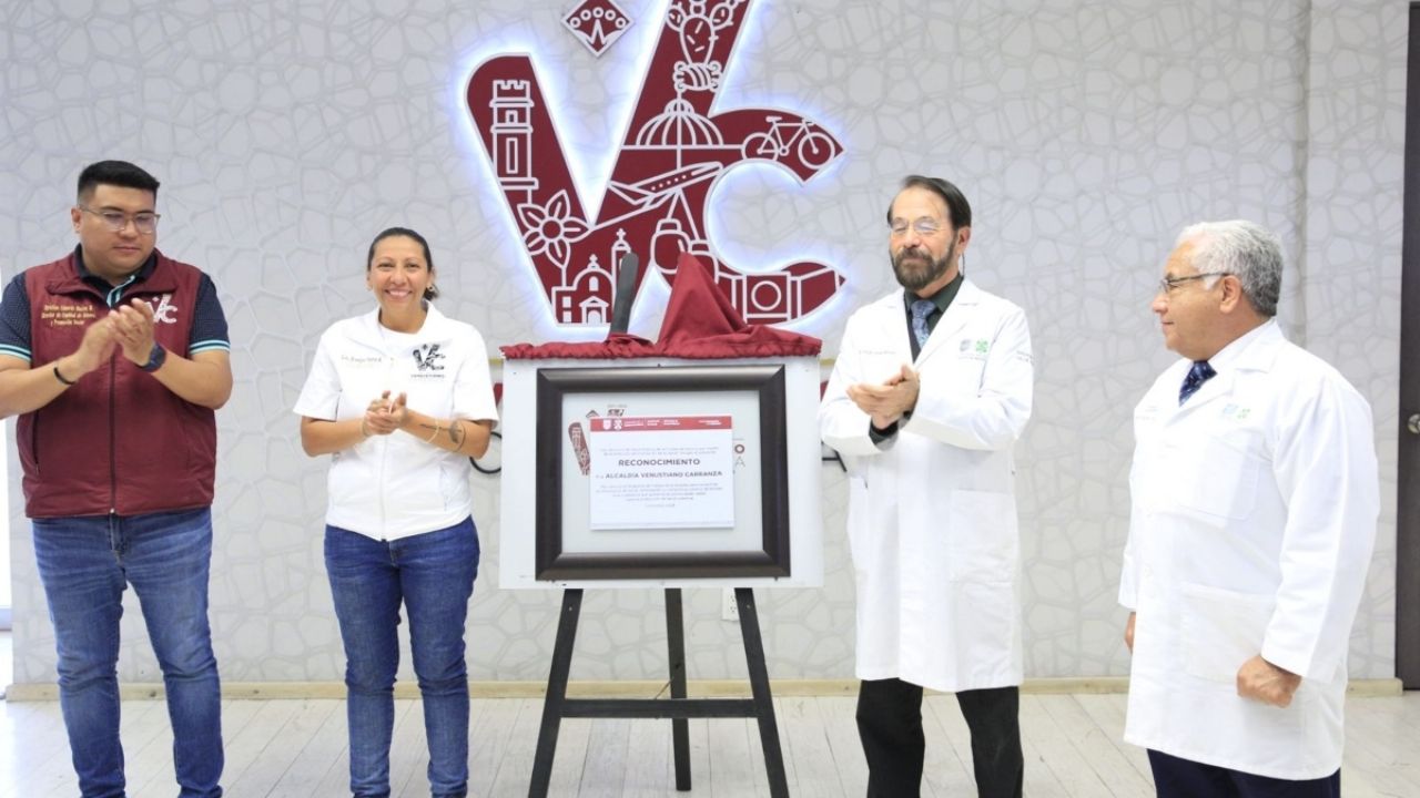 Venustiano Carranza recibe certificado de "Alcaldía que promueve la salud"