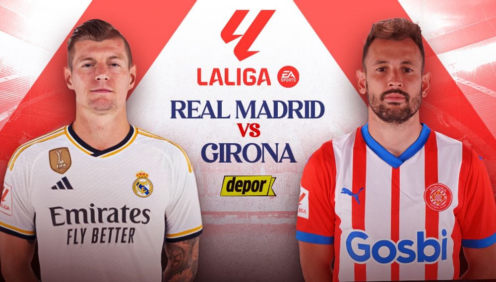 En TV, Real Madrid vs. Girona EN VIVO: cómo y dónde ver vía DSports (DIRECTV) y Fútbol Libre TV