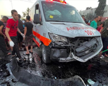 Ministerio de Salud palestino: Sólo quedan 6 ambulancias aptas para su uso
